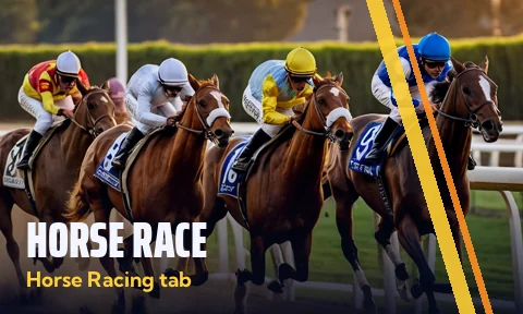 Horse Race tile, horse racing tab