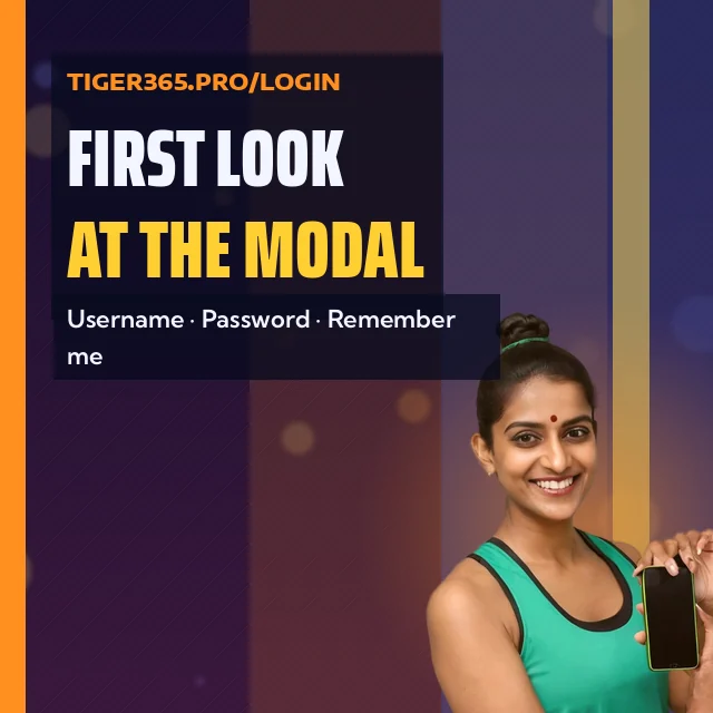 First Look At The Modal card: Username, Password, Remember me